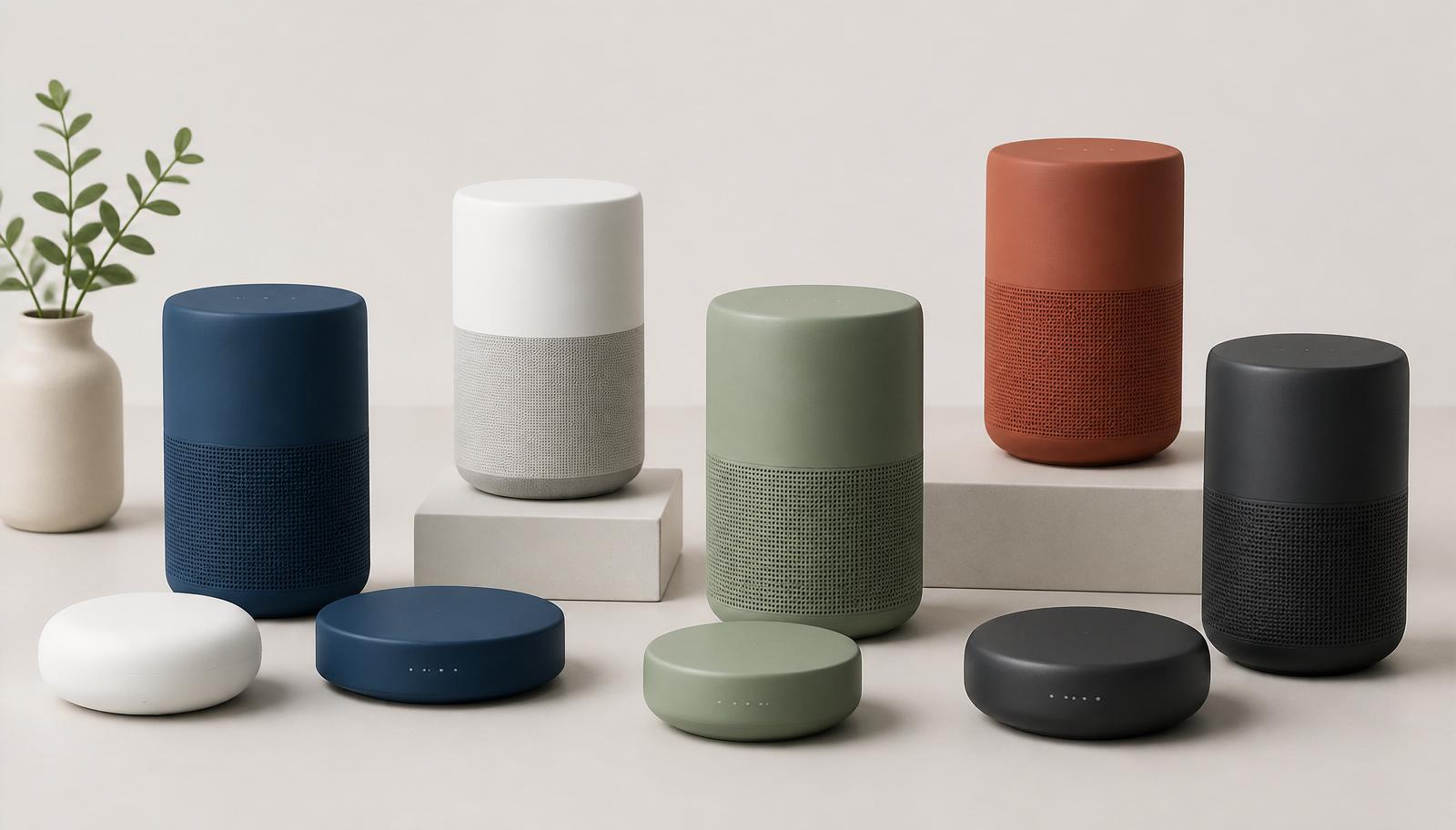 Consumer electronic devices available in coordinated color variants